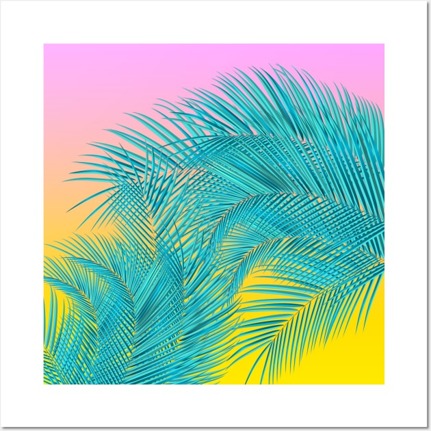 Summer Palm Leaves Wall Art by Jirka Svetlik